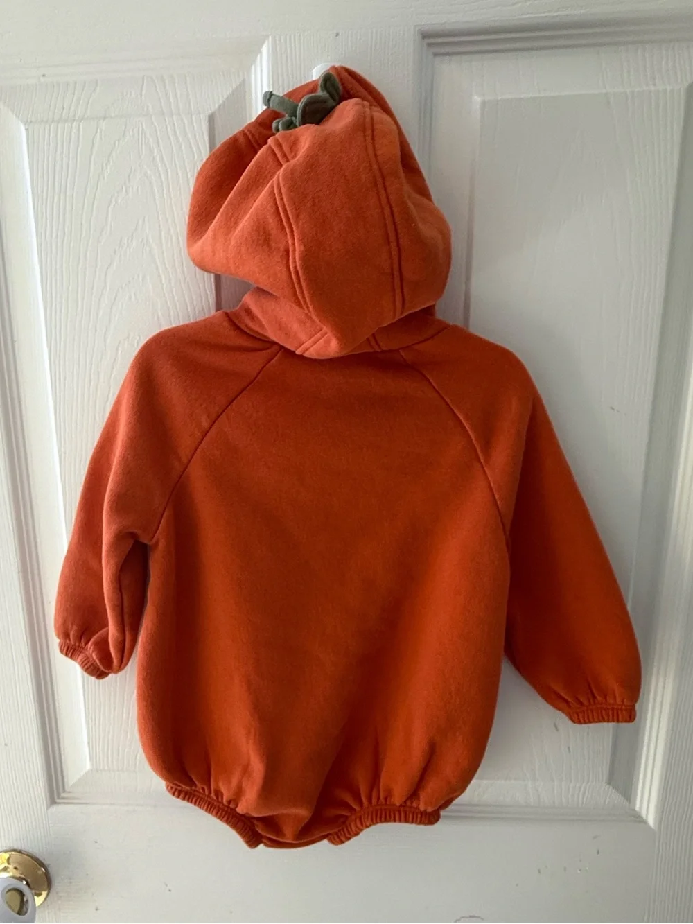 Old Navy Baby Pumpkin Halloween Hooded Romper 18-24M